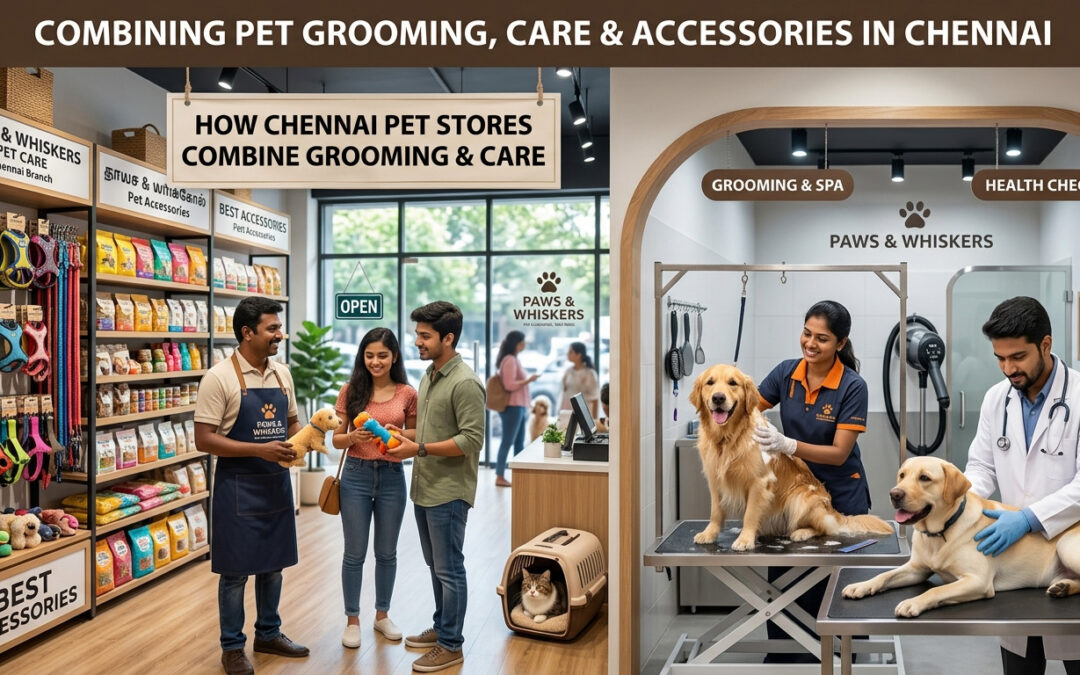 How Do Pet Accessories Stores in Chennai Combine Grooming and Pet Care Services?